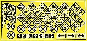 Blair Line 106 HO Scale Highway Signs Warning #2 1948-Present