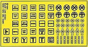 Blair Line 144 HO Scale Highway Signs Vintage Caution 1930s-1950s