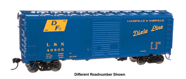 Walthers Mainline 910-45215 HO Scale 40' ACF Welded Boxcar RTR L&N #46837
