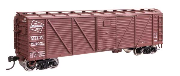 Walthers Mainline 910-40374 HO Scale 40' ARA Boxcar RTR MILW #714059