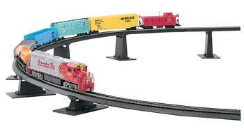 Bachmann 44471 HO Scale E-Z Track — E-Z Track Graduated Pier 14-Piece