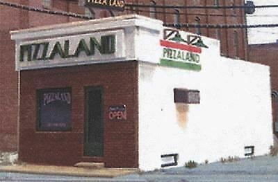 Blair Line 096 N Scale Laser-Cut Structure Kits Pizzaland - 1-1/4