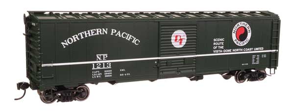 Walthers Mainline 910-46523 HO Scale 50' AAR Boxcar RTR NP #1213