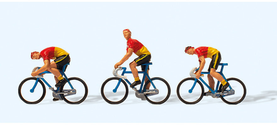 Preiser 25003 HO Scale Cycle Racers Team D Figure Set