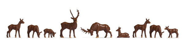 Noch 38211 N Scale Deer -- pkg(9)