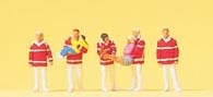 Preiser 79196 N Scale Working People -- Paramedics pkg(4)