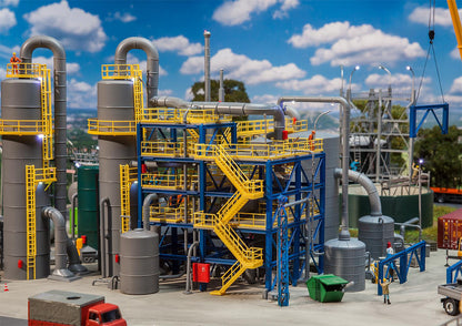 Faller 130175 HO Scale Chemical Plant Model Kit