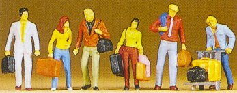 Preiser 10115 HO Scale Passengers -- Standing