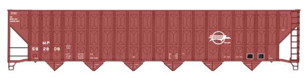Walthers Mainline 910-56354 HO Scale 73' Wood Chip Hopper RTR MP #592808