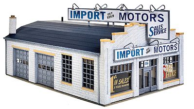 Walthers Cornerstone 933-4023 HO Scale Import Motors -- Kit