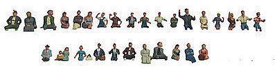 Walthers SceneMaster 949-6034 HO Scale Seated Coach Passengers pkg(30)