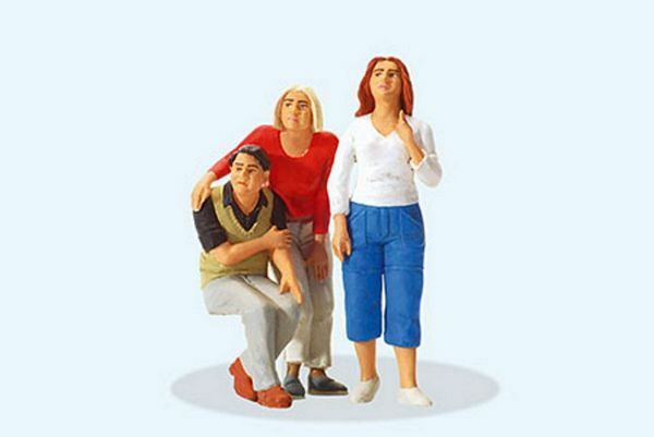 Preiser 44905 G Scale Passengers 1/22.5 Scale -- In The Train