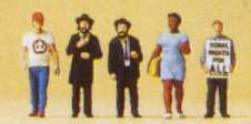 Preiser 79164 N Scale Pedestrians -- American City People