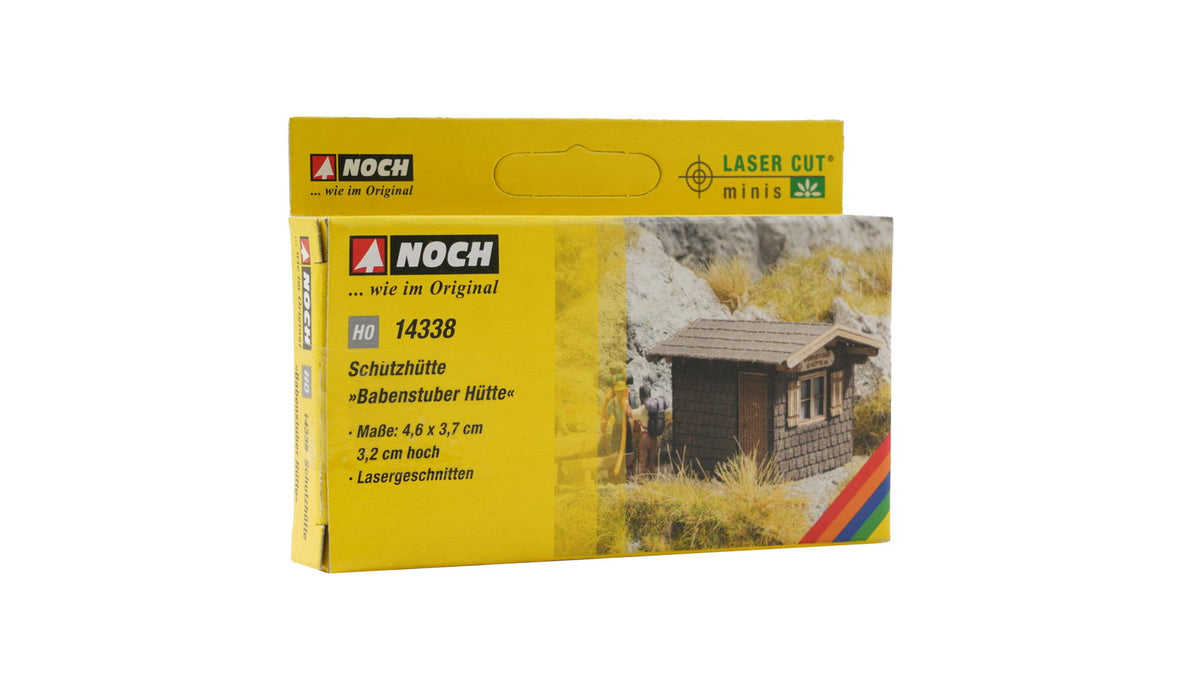 Noch 14338 HO Scale Babenstuber Refuge Hut Laser-Cut Kit
