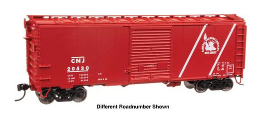 Walthers Mainline 910-45206 HO Scale 40' ACF Welded Boxcar RTR CNJ #20857