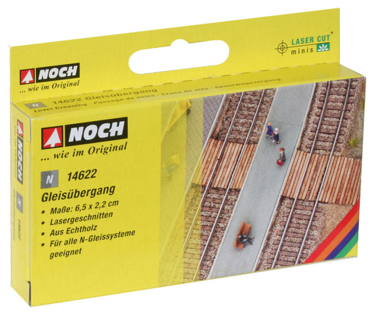 Noch 14622 N Scale Level Crossing Laser-Cut Kit