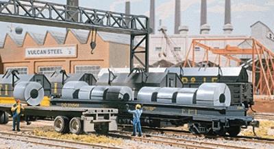Walthers Cornerstone 933-1499 HO Scale Steel Coil Load -- Kit pkg(12)