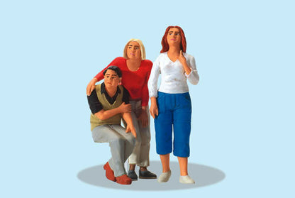 Preiser 44905 G Scale Passengers 1/22.5 Scale -- In The Train