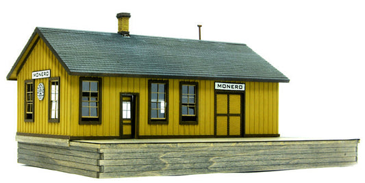 Banta Model Works 2137 HO Scale Monero Depot Kit