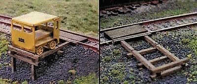 Blair Line 024 N Scale Handcar Set-off Laser Cut Wood Kit pkg(3)