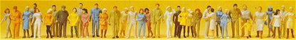Preiser 14402 HO Scale Crowd of 36 Passers-By -- Standing & Walking