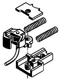 Kadee 799 G Scale Knuckle Couplers - 1 Pair -- For LGB 2-6-2 Tank and GE2/4