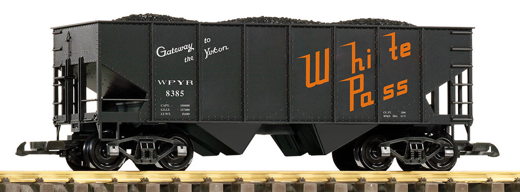 Piko 38964 G Scale WP&YR Rib-Side Hopper Coal Load