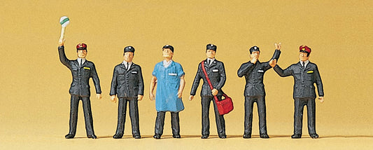 Preiser 10087 HO Scale Swiss SBB Railway Personnel Set
