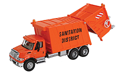 Walthers SceneMaster 949-11770 HO Intl 7600 Garbage Truck - Orange