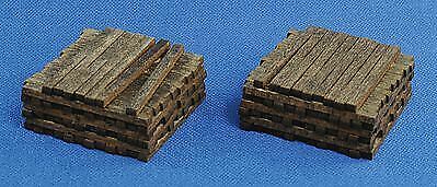 Blair Line 2811 HO Scale Pile O' Ties Assembled - Stained pkg(2)