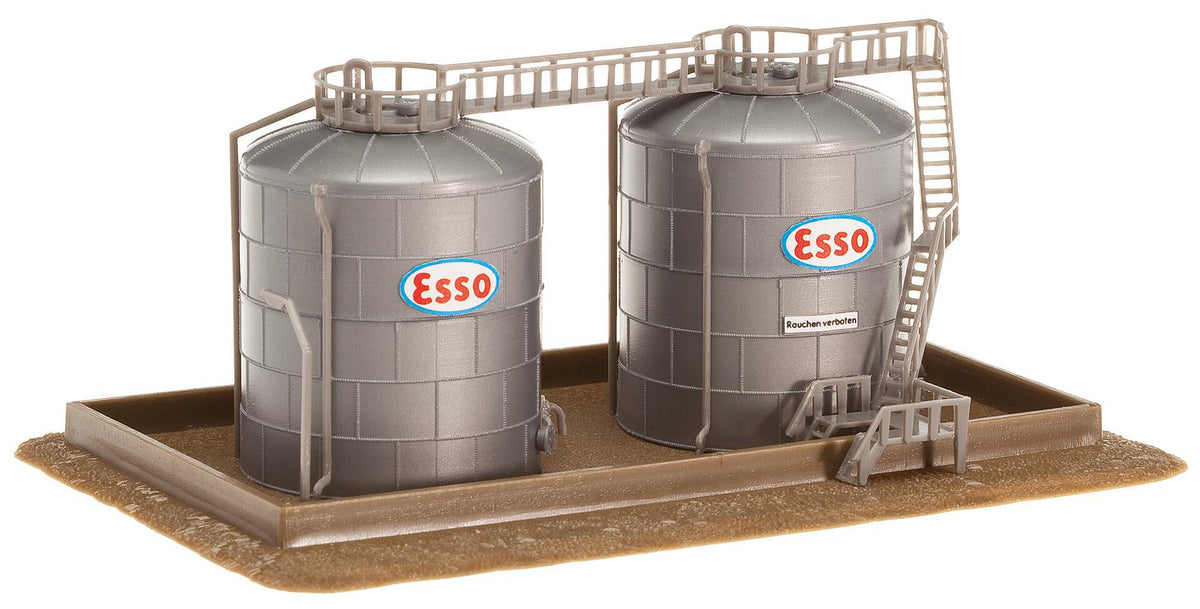 Faller 222131 N Scale 2 Oil Storage Tanks Model Kit