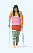 Preiser 28216 HO Scale Broken Leg - Individual Figure