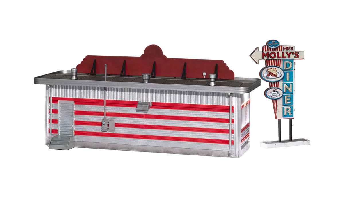 Woodland Scenics BR5870 O Scale Miss Molly's Diner