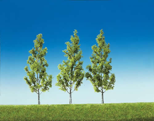 Faller 181372 HO Scale Top Series Trees -- White Birch - 5-3/16" (3)