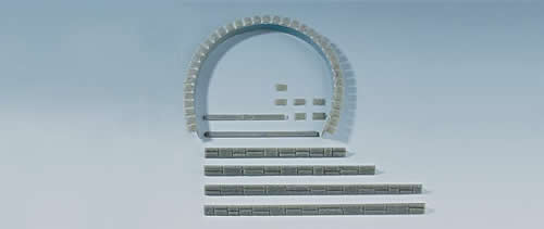 Faller 120550 HO Scale Tunnel Facing Strips