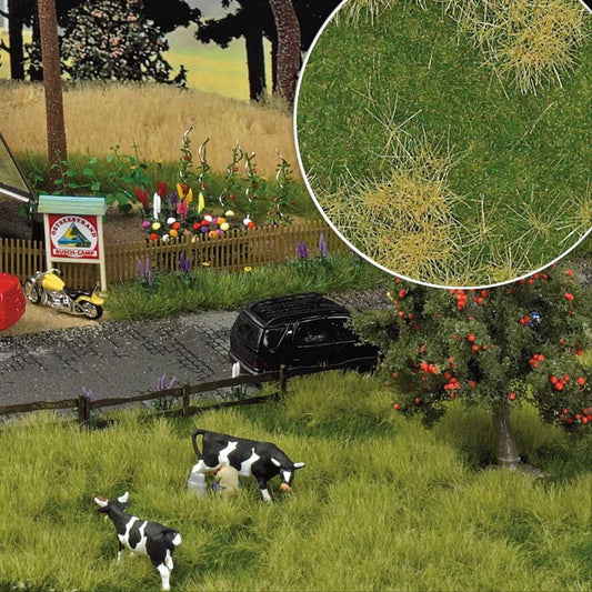 Busch 1307 All Scale Thinning Grass Mat, Spring Meadow