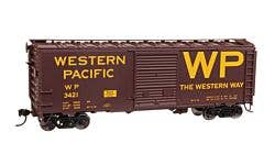 Walthers Mainline 910-45224 HO 40' ACF Boxcar - Western Pacific #3421