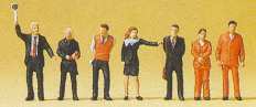Preiser 79153 N Scale Pedestrians -- SBB Personnel pkg(7)