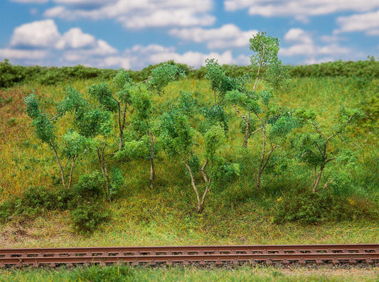 Faller 181409 HO/TT Scale Forest Edge Trees & Shrubs, 75-90mm