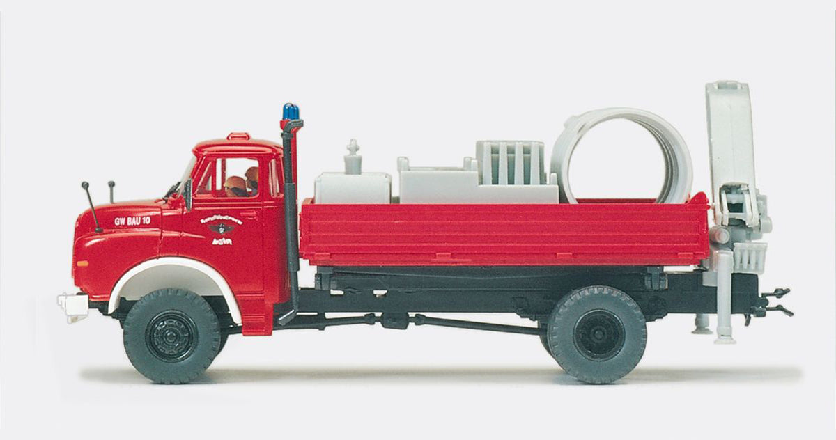 Preiser 35007 HO Scale MAN Tool & Gear Carrier Truck