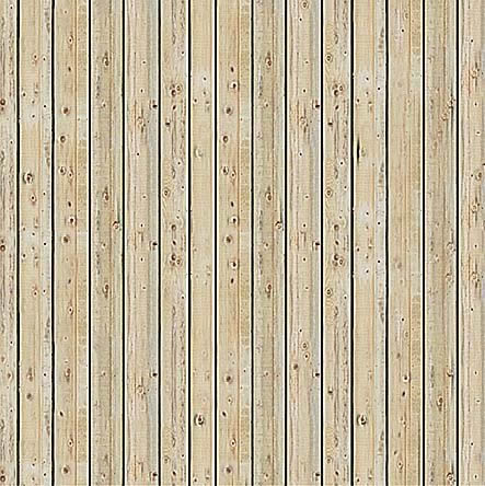 Busch 7419 HO Scale Printed Surface Sheets pkg(2) Wood Boards (bright)