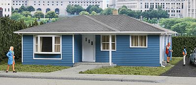 Walthers Cornerstone 933-3775 HO Scale Framed Ranch Tract House -- Kit