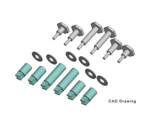 Piko 36093 G Scale Crankpins 36.5mm Starter Wheels