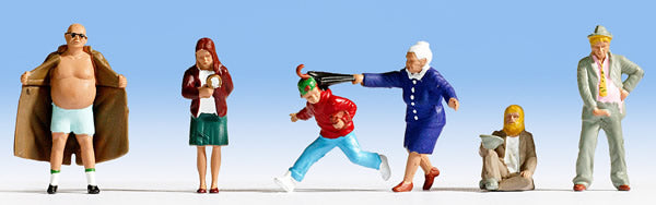 Noch 15565 HO Scale City People -- pkg(6)