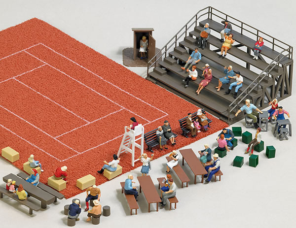 Busch 1142 HO Scale Outdoor Seating Set -- Kit
