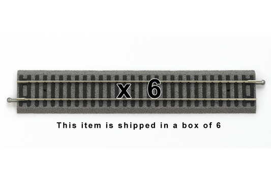 Piko 55401 HO Scale Roadbed Straight Track 231mm Box of 6