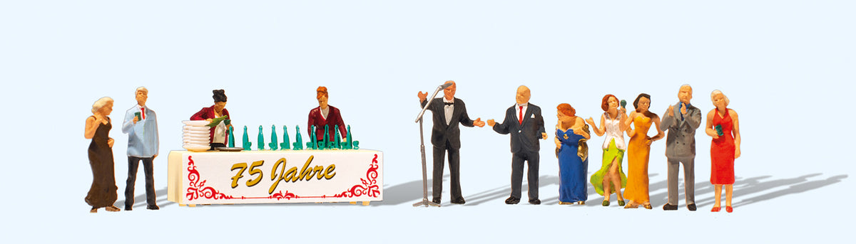 Preiser 10775 HO Scale Anniversary Party Figure Set