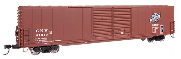 Walthers Mainline 910-3403 HO Scale 60' PS Double Door Boxcar CNW #91319