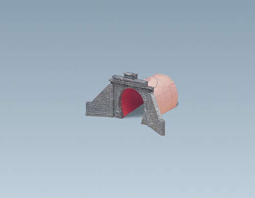 Faller 120558 HO Scale Tunnel Portals -- Low Clearance - Steam Era