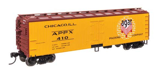 Walthers Mainline 910-41303 HO Scale 40' Wood Reefer RTR Agar #410